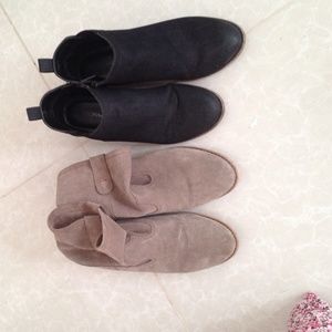 2 pairs of ankle boots, $10 for both