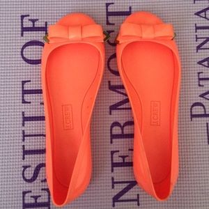 J. Crew Jelly Flats