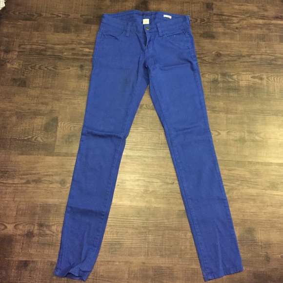 Hot blue jeans