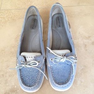 Like new! Baby blue sperry's