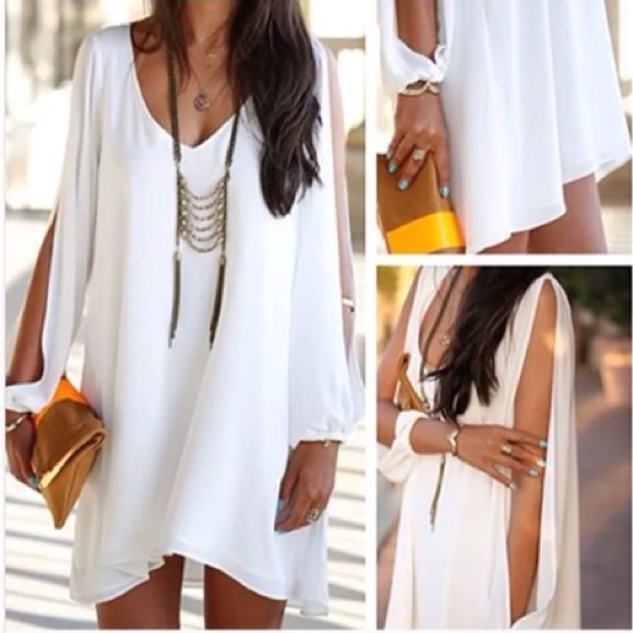 White sexy dress