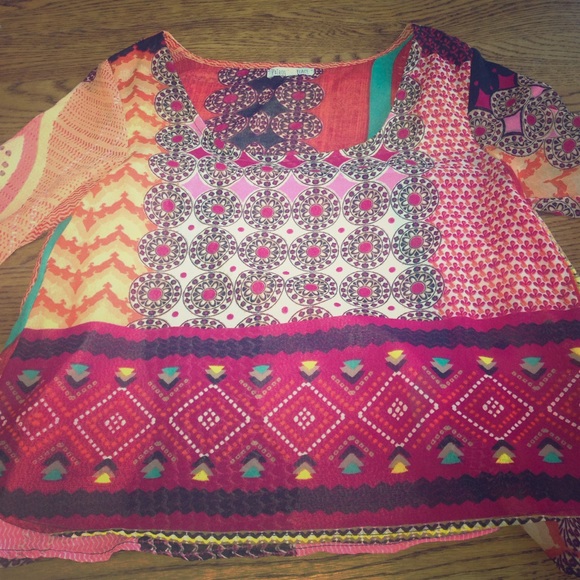 NWOT cute boho top