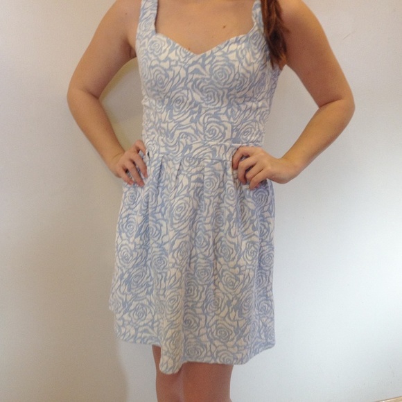 🔅SOLD🔅 Blue Sweetheart Dress - Picture 3 of 3