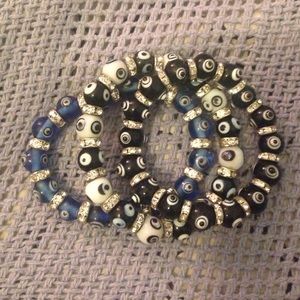 Evil eye bracelets !