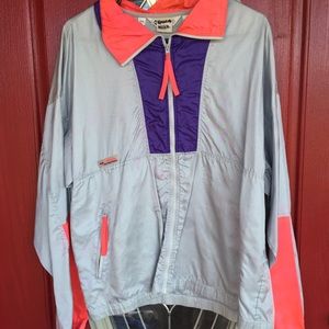 Vintage Columbia wind breaker zip jacket