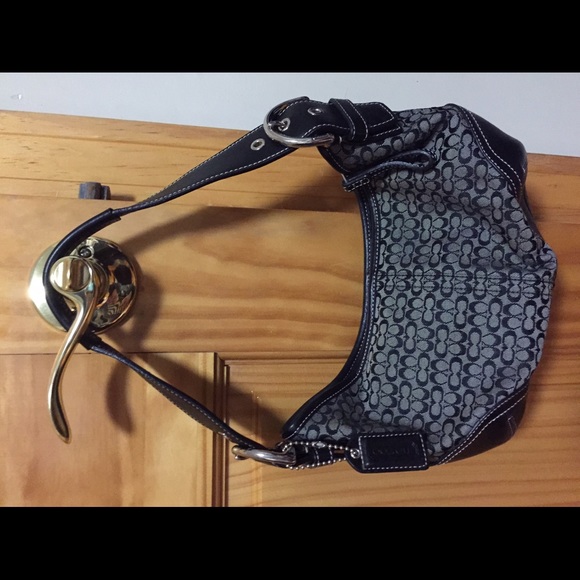 Coach Soho Mini Signature Small Hobo Handbag