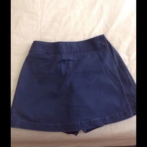 Blue  skort.  Size 6.
