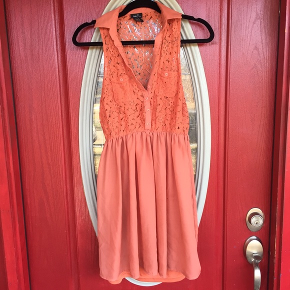 Orange/peach dress