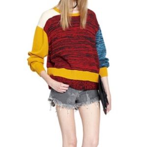 Stussy Color Block Knit Sweater
