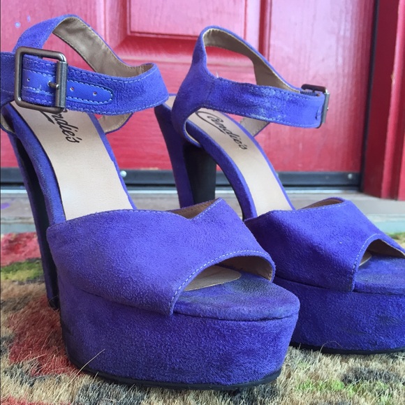 Blue/purple heels