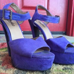 Blue/purple heels