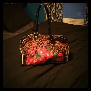 Leopard print purse