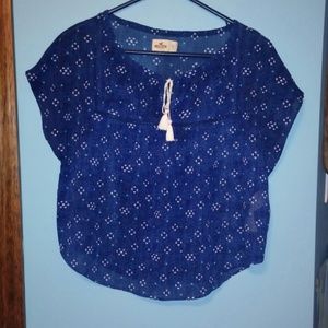 Hollister Dark Blue Shirt