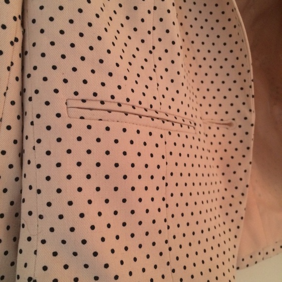 🔻SOLD🔺Blush Polka Dot Blazer - Picture 4 of 4