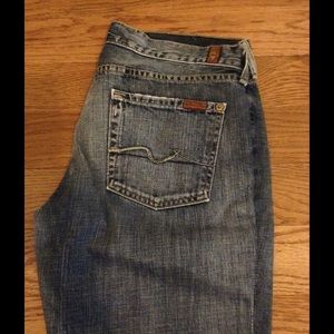 7 for all mankind boot cut jeans