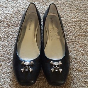BCBG Skull Flats