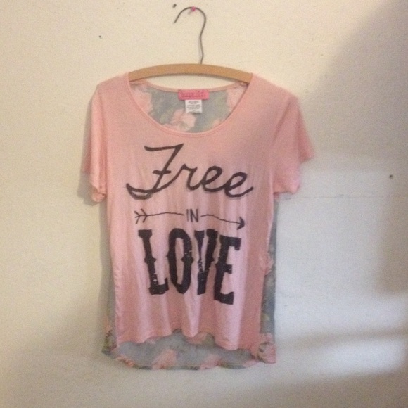 Adorable "free in love" hi low top