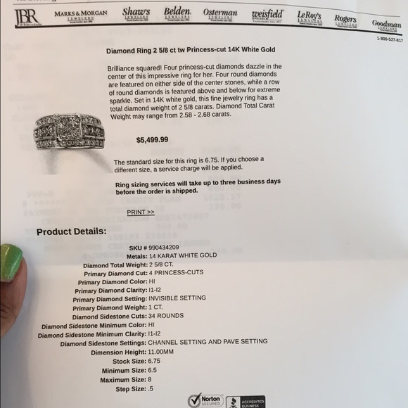 Dimond ring - Picture 4 of 4