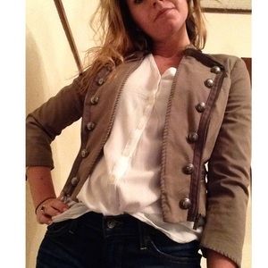 BCBG MaxAria Military Coat