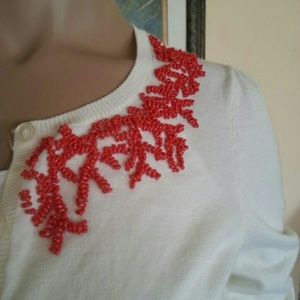 Halogen 3/4 sleeve cardigan