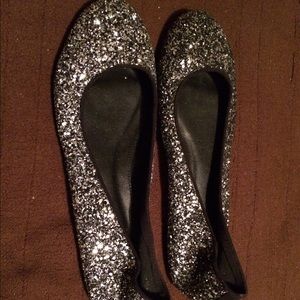 J.Crew glitter shoes