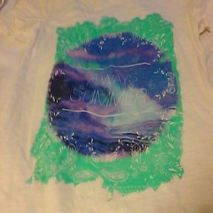 always summer american eagle short sleeve tee