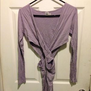 Asos lilac open sides shirt long