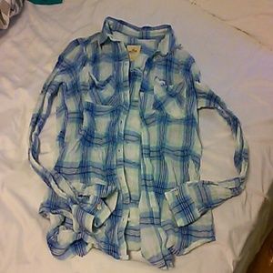blue & green flannel