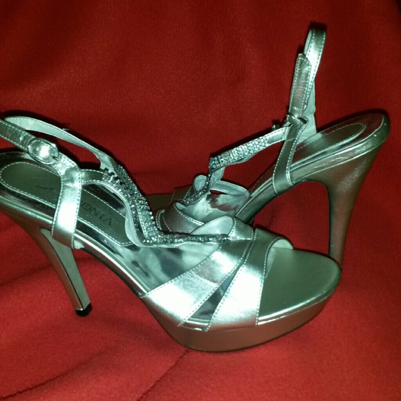 Sexy Silver High Heels