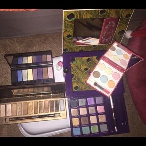 Various palettes and MAC nicki Minaj pink Friday