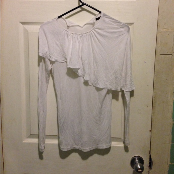 Bcbgmaxazria top crisp white