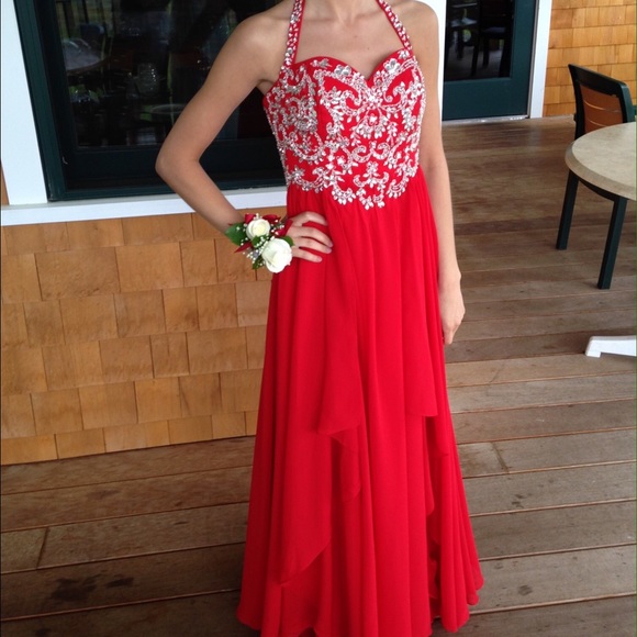 Sherri Hill red prom dress. WORN ONCE