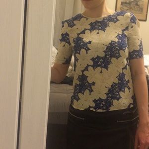 Zara floral shirt