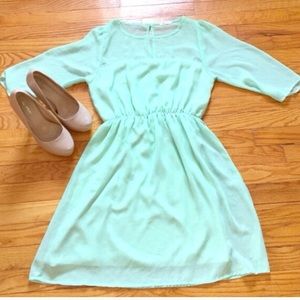 Francesca collection mint green dress💞