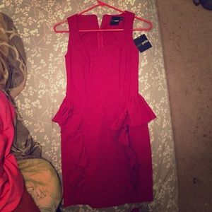 Asos petite red dress