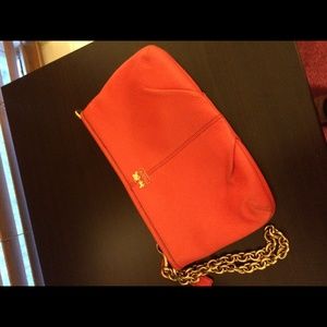 Coach coral wristlet