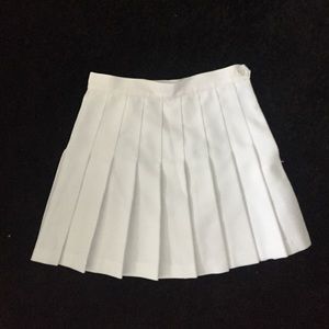 White American apparel tennis skirt
