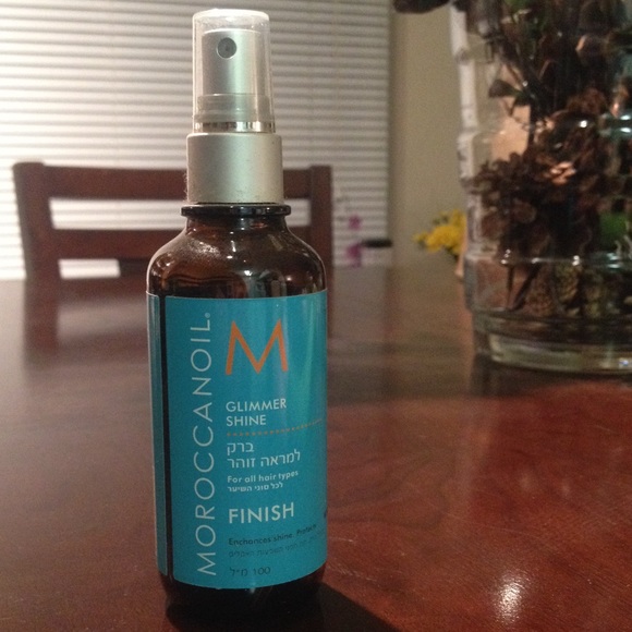 SOLD Moroccan oil light. Glimmer shine spray.