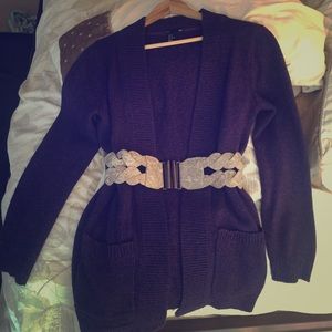 Purple knit H&M Sweater.