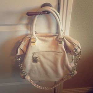 Steve Madden cream tote bag