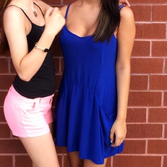Blue AEO Flowy Dress