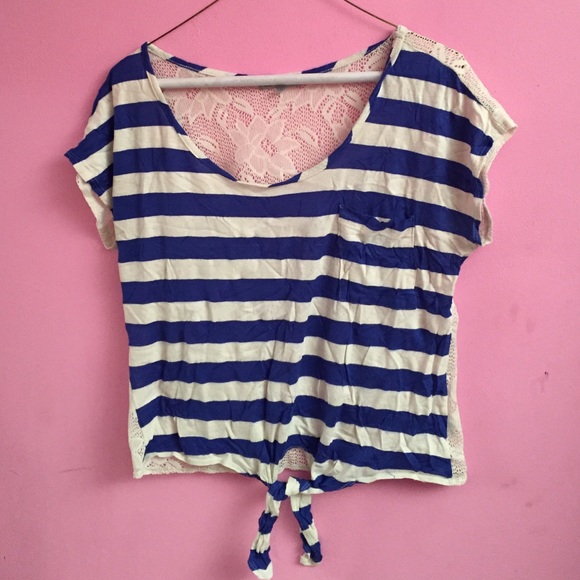 Charlotte Russe Tops - Charlotte Russe Lace Back Top⚓️