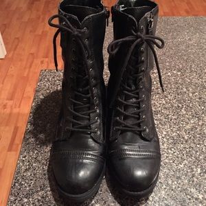Black Combat Boots