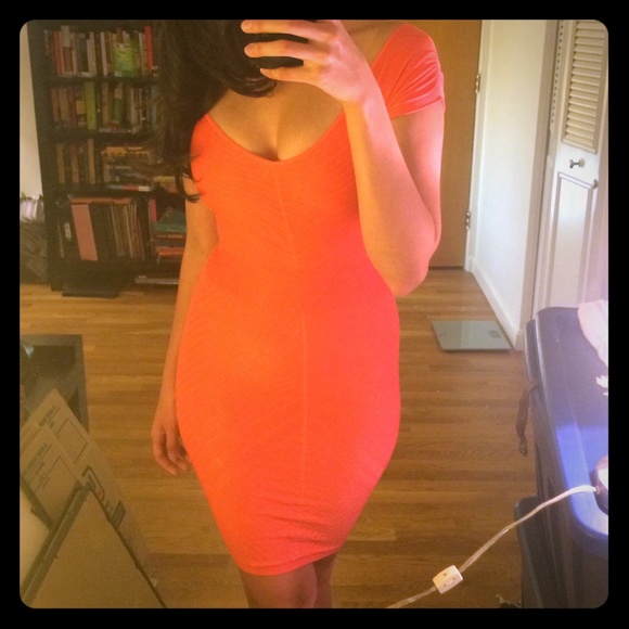 NWOT Arden B. Hot (Peachy) Pink Dress