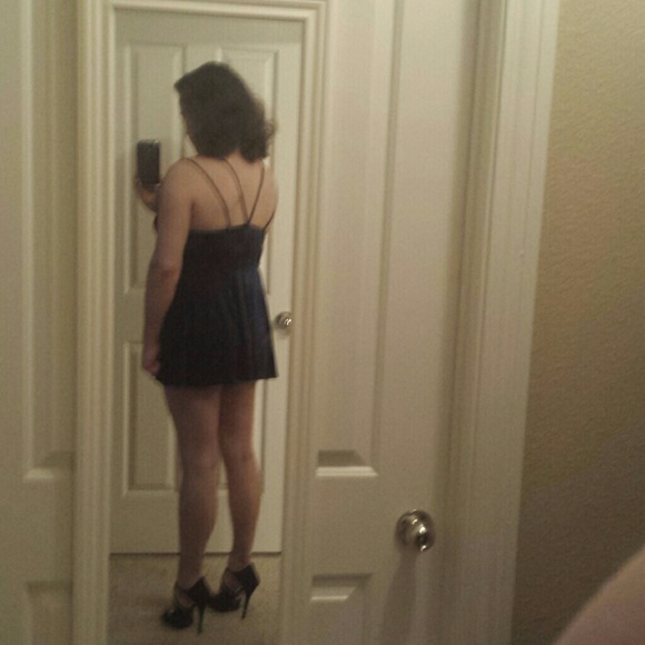 Strappy Blue Dress - Picture 3 of 3