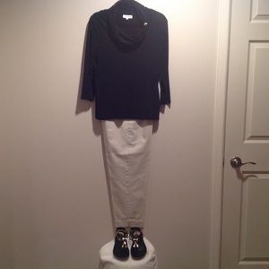 Calvin Klein Soft &Slinky Black Top