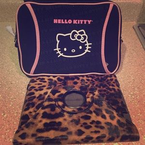 iPad 2 generation case & hello kitty pouch