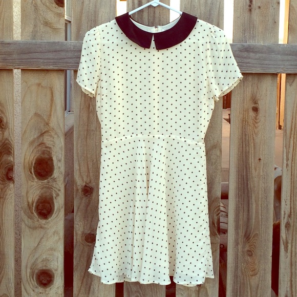 Collared Polka Dot Dress