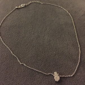 BOUGHT IN JAPAN Silver Skull Necklace