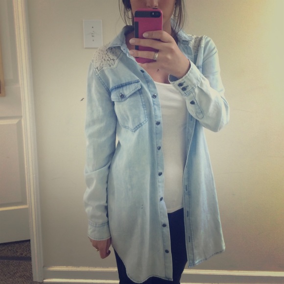 Denim Cardigan